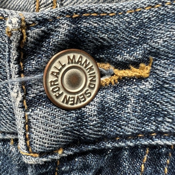 7 For All Mankind Paxtyn Men's Jeans 31x29 Slim Skinny Distressed Denim Grunge - Picture 6 of 15